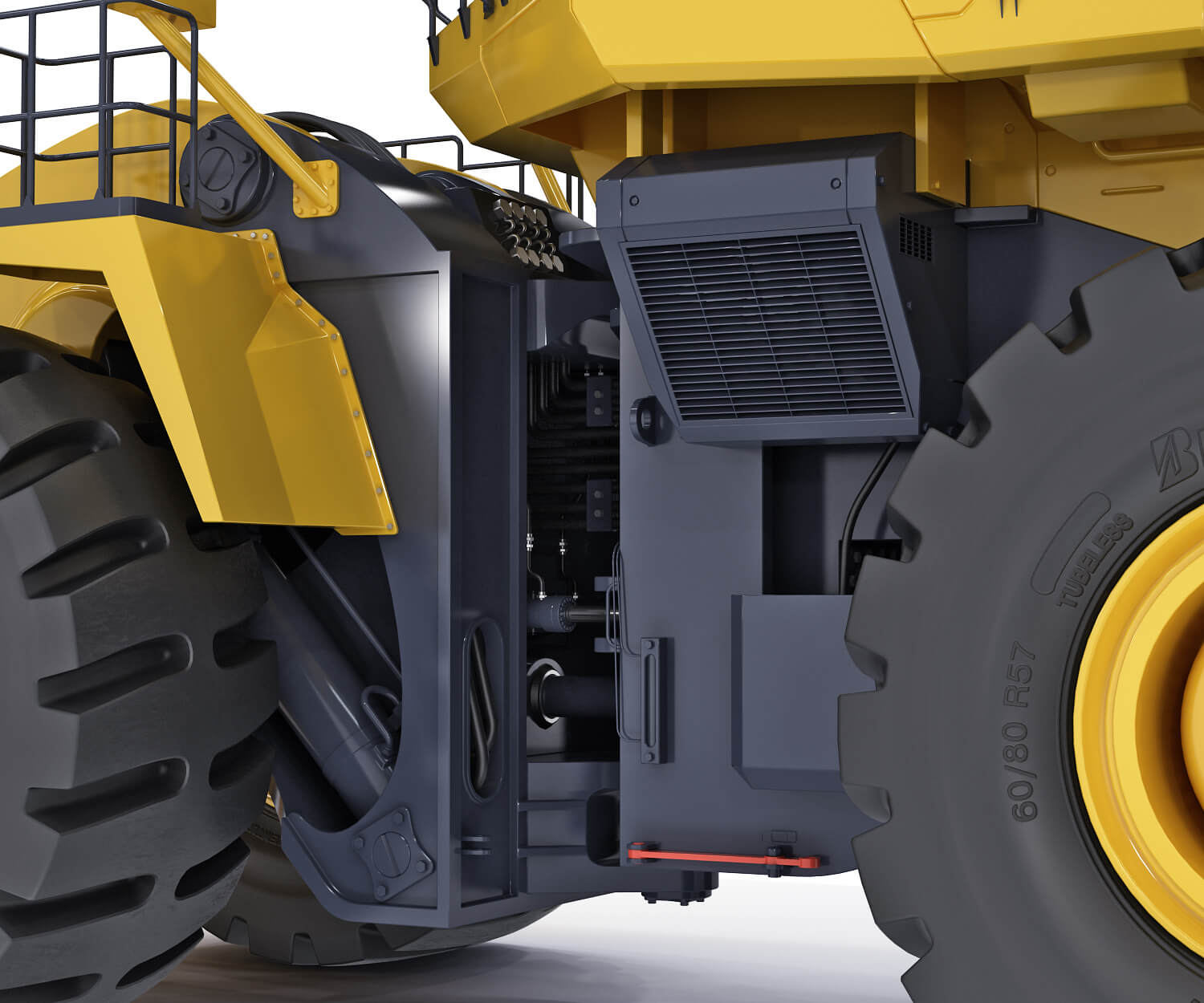 Mining Loader Komatsu Wa1200 - 3D Model by modelspro