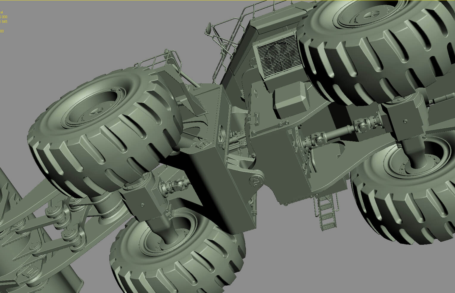 Mining Loader Komatsu Wa1200 - 3D Model by modelspro