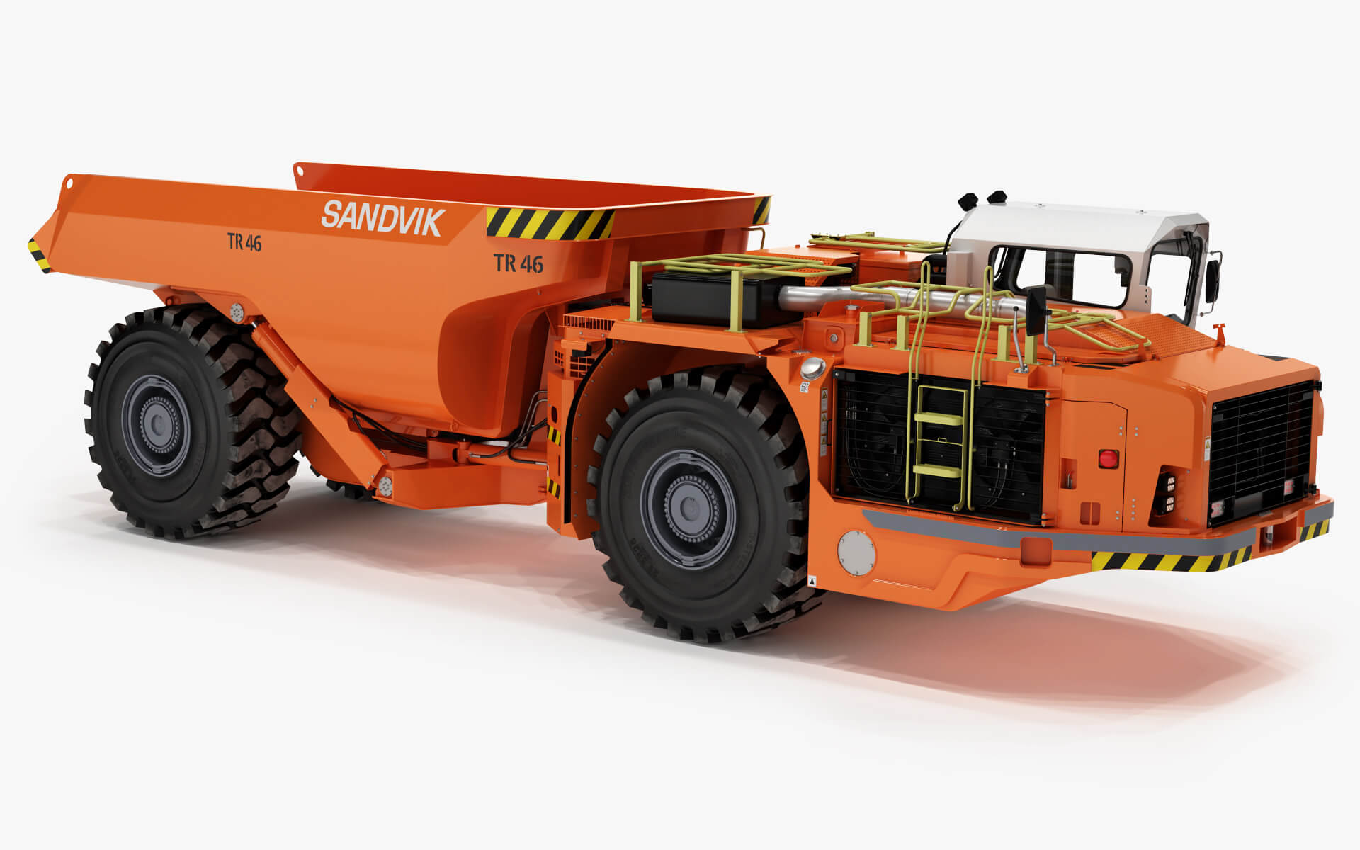 Underground Mining Dumptruck Sandvik Th545I 3D Model By Modelspro