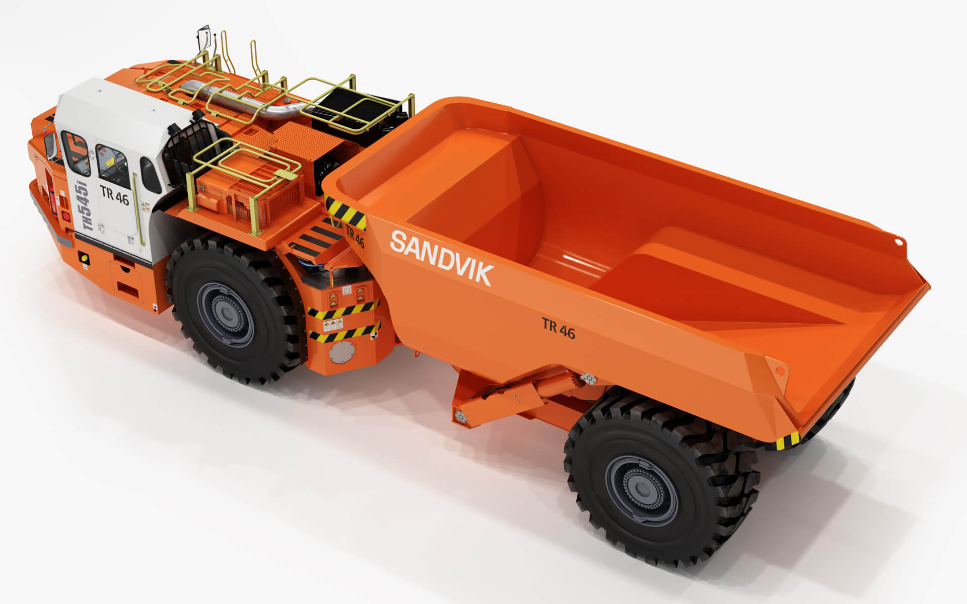 Underground Mining Dumptruck Sandvik Th545I 3D Model By Modelspro