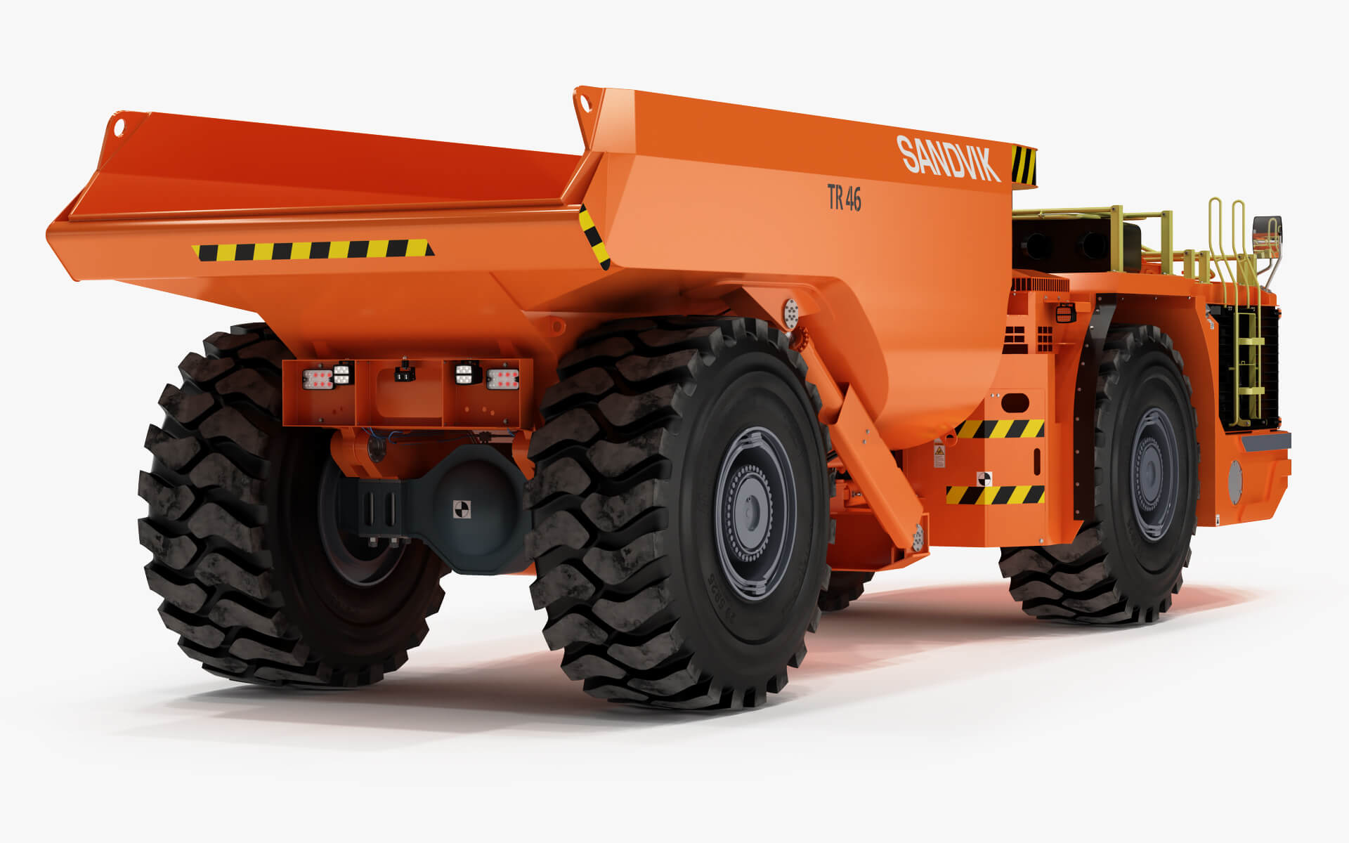 Underground Mining Dumptruck Sandvik Th545I 3D Model By Modelspro
