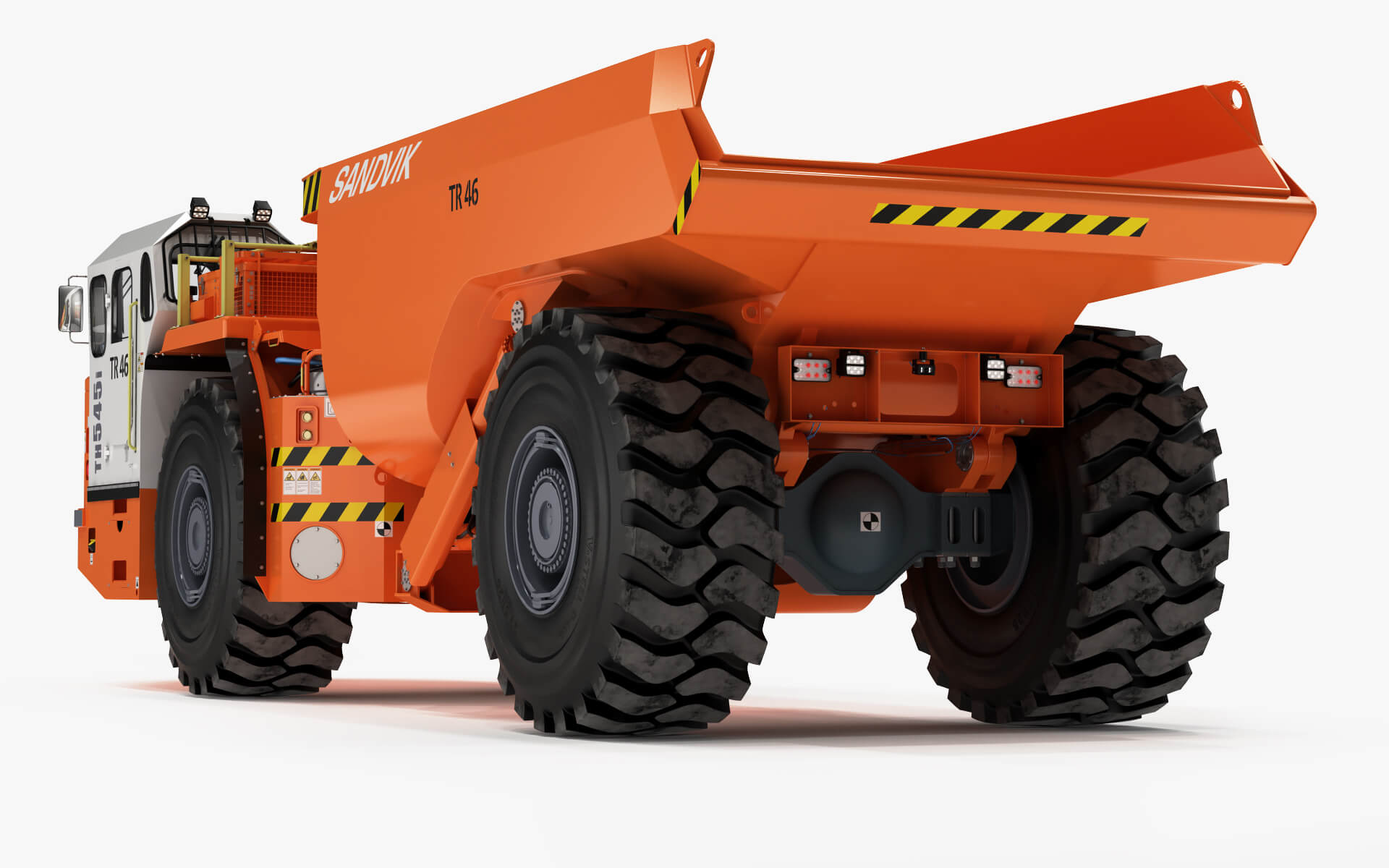 Underground Mining Dumptruck Sandvik Th545I 3D Model By Modelspro