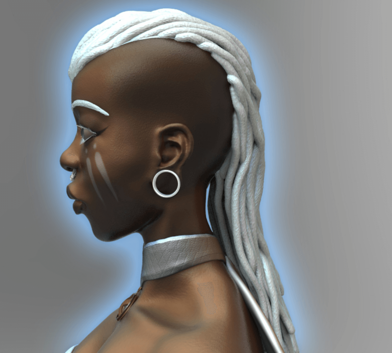 Storm-Arctic Lightning 3D Render, Digital Art by MOE_Hustle