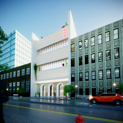 A 3D Model of an Administrative Building