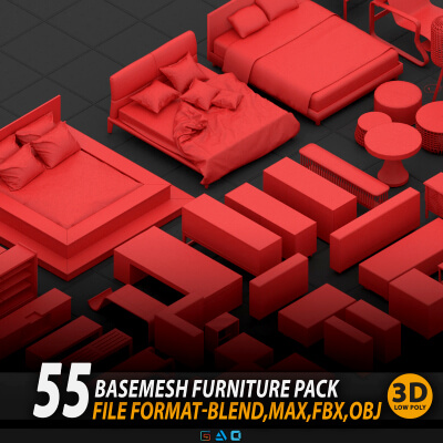 Basemesh Furniture Collection