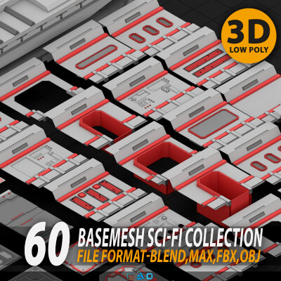 Basemesh Sci-Fi Collection