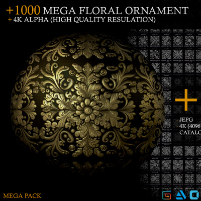 Mega Floral Ornament