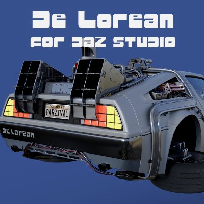 DeLorean For Daz Studio