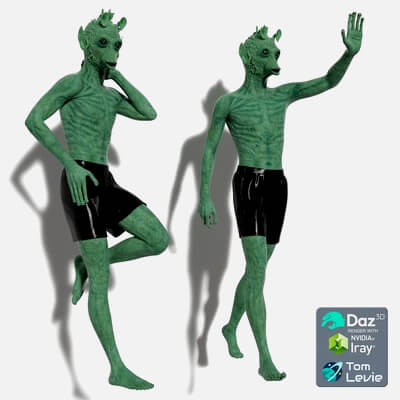 Greedo for Genesis 8 Male