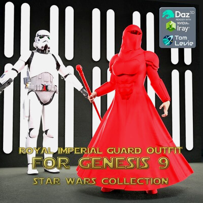 Imperial Guard Uniform for G9 / DAZ Studio