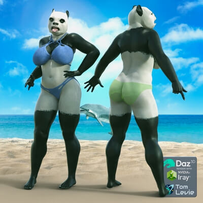 Panda for Genesis 8 Female