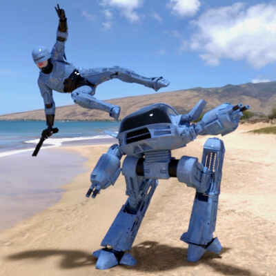 Police Robot for DAZ Studio