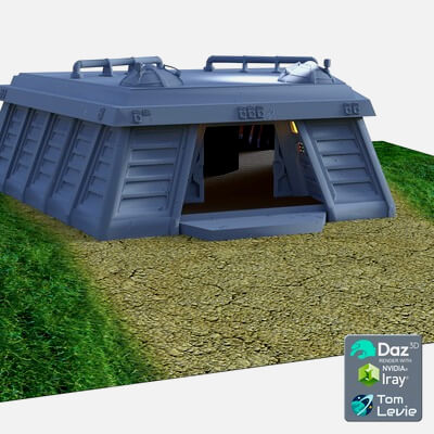 Sci-Fi Energy Hub for DAZ Studio