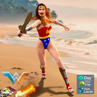 Wonder Woman for Genesis 8 Female