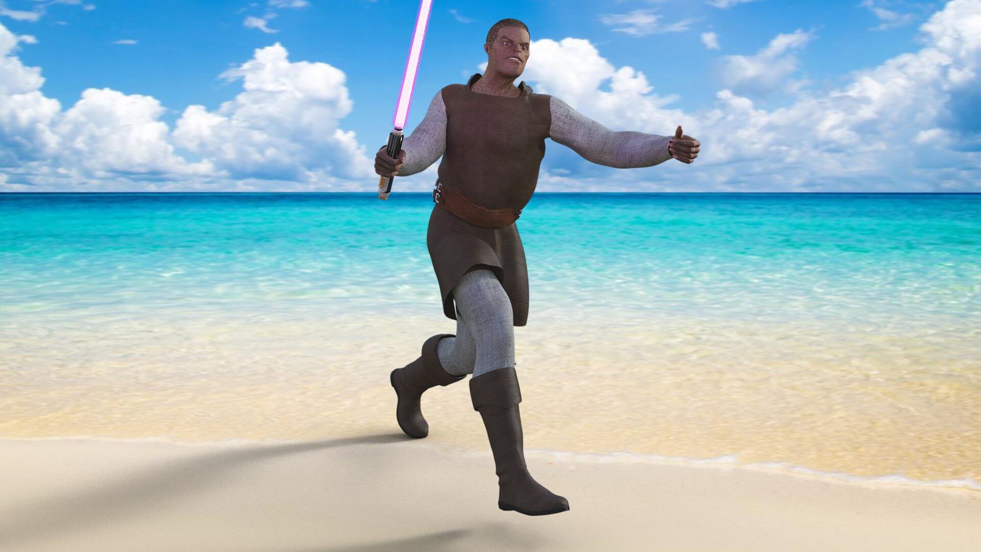 Young Mace Windu For Genesis 8 Males Daz Content by Monika