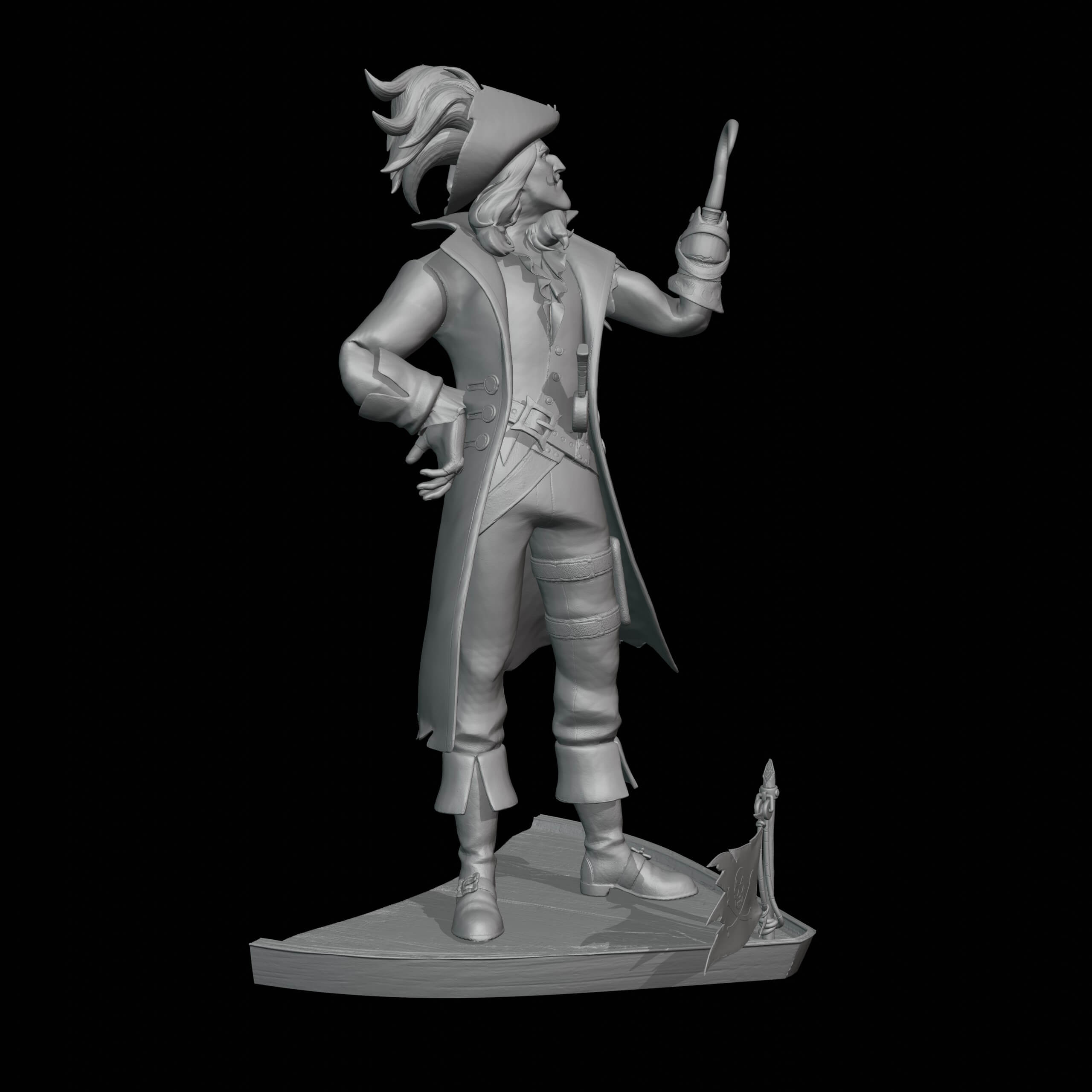 Captain Hook - 3D Model by Moogar