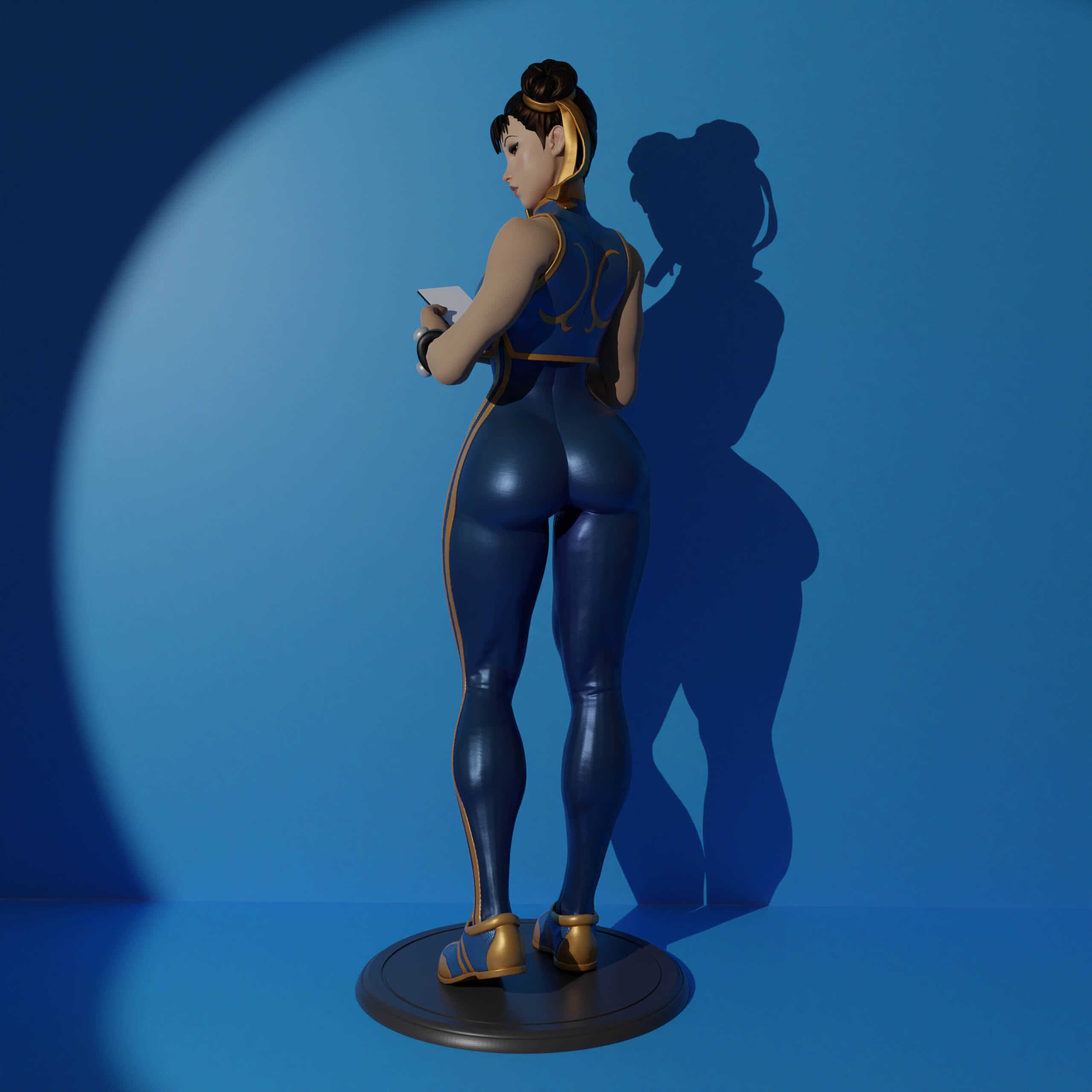 Chun-Li Street Fighter 3D Print Model by Moogar