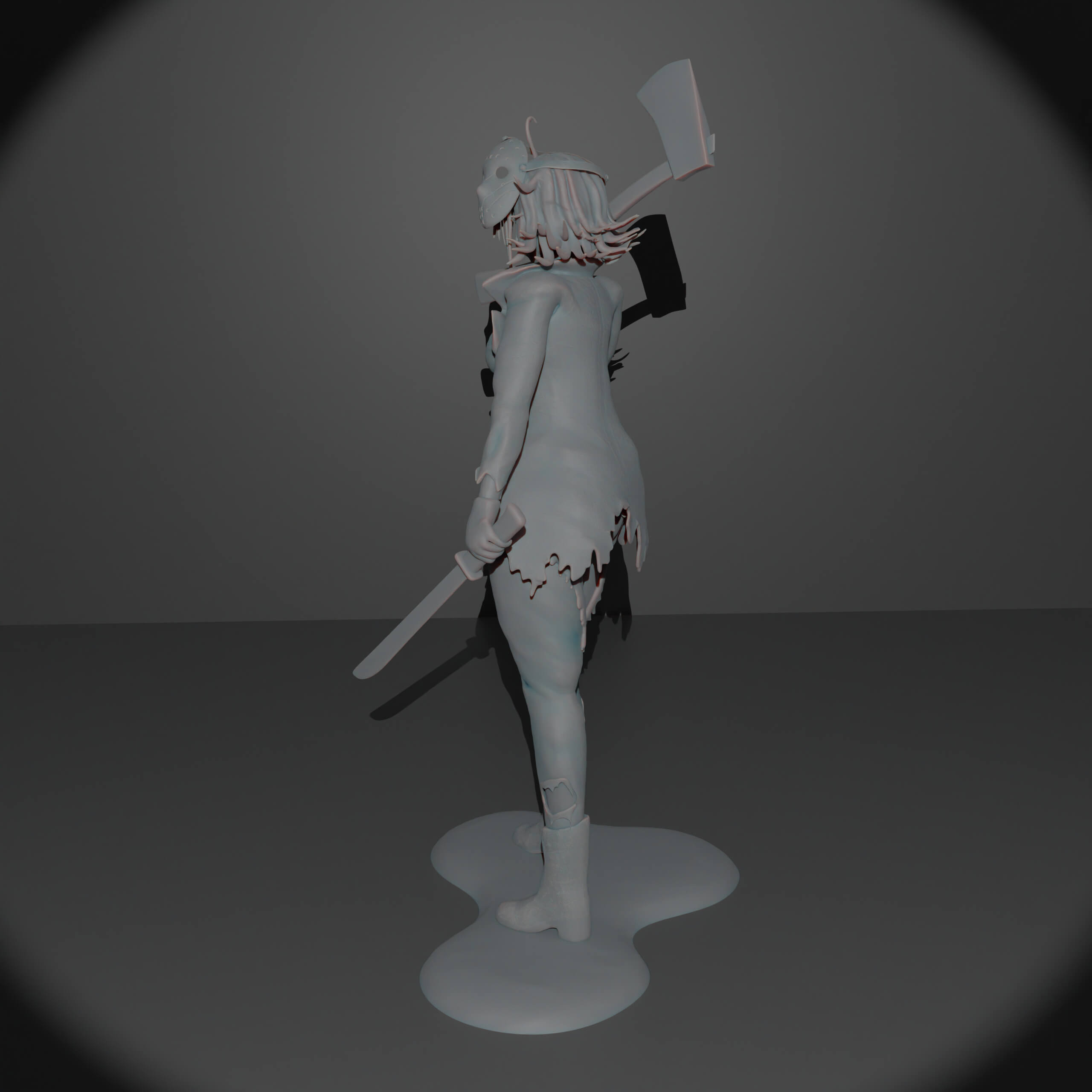 Female Jason Voorhees - 3D Model by Moogar