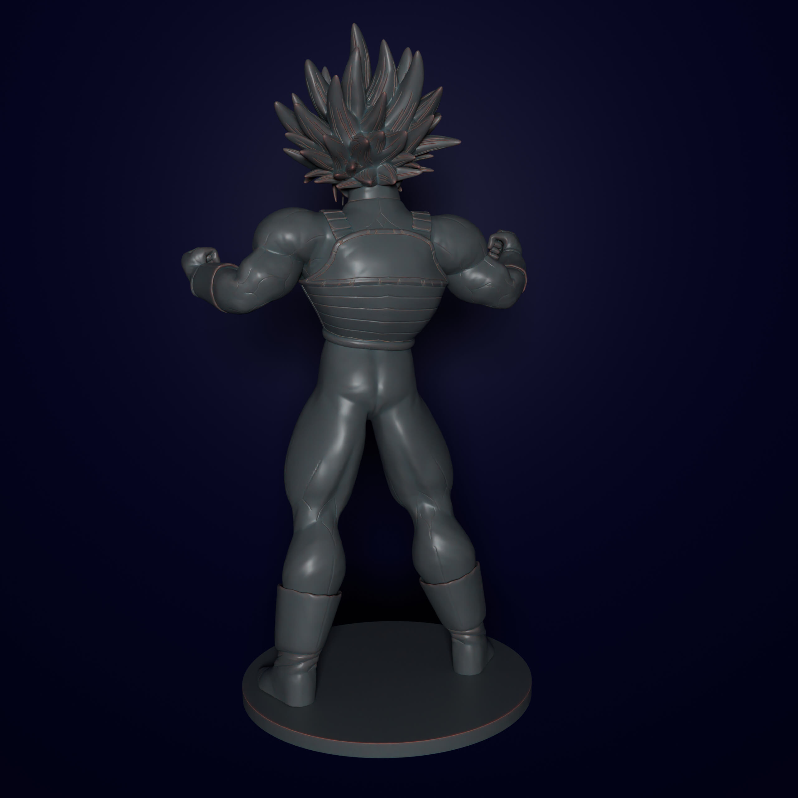 Future Trunks Ultra Super Saiyan 3D Model by Moogar