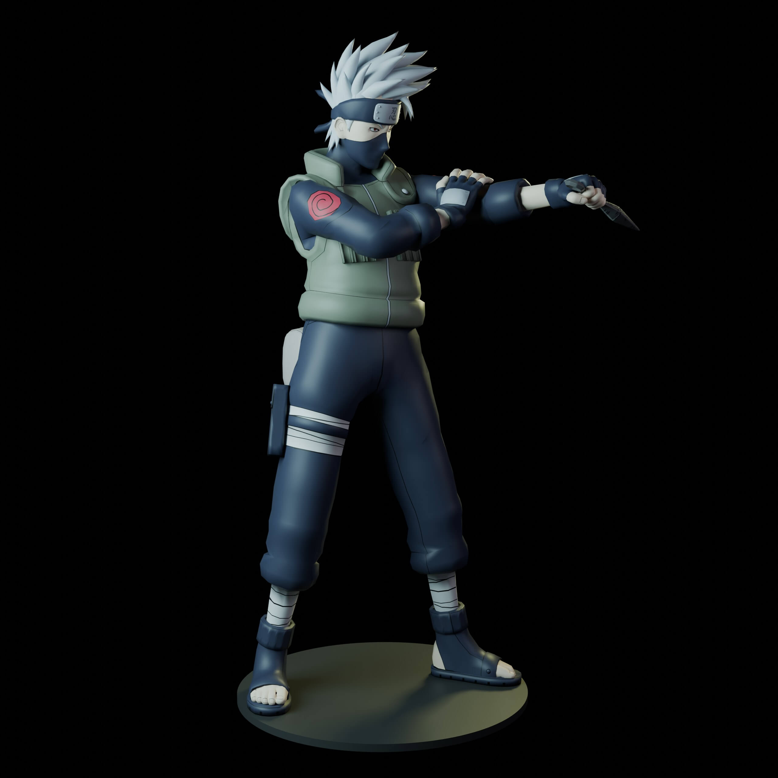 Hatake Kakashi 3d Model By Moogar