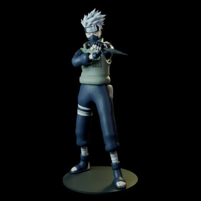 Hatake Kakashi 3d Model By Moogar