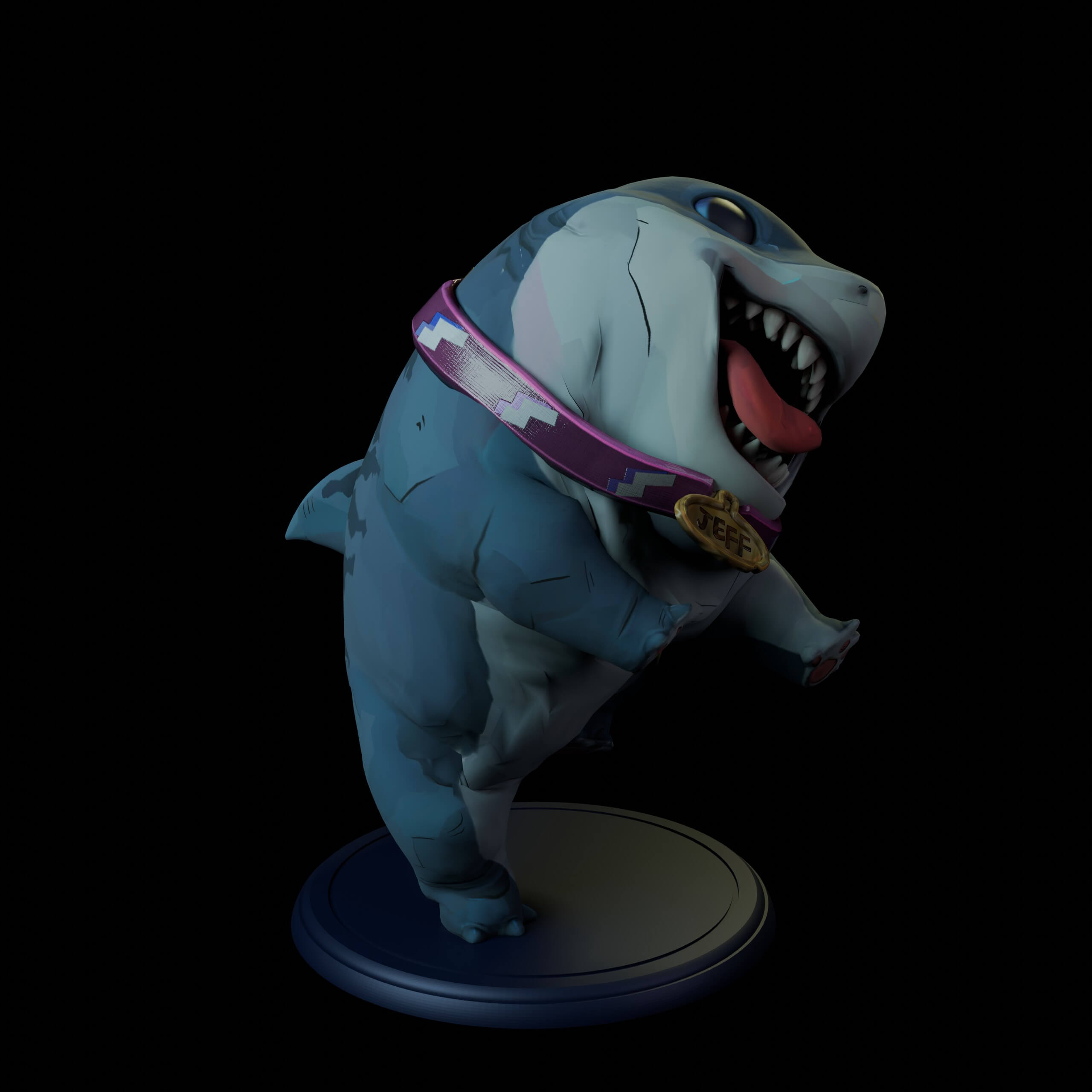 Jeff the Land Shark - 3D Model by Moogar