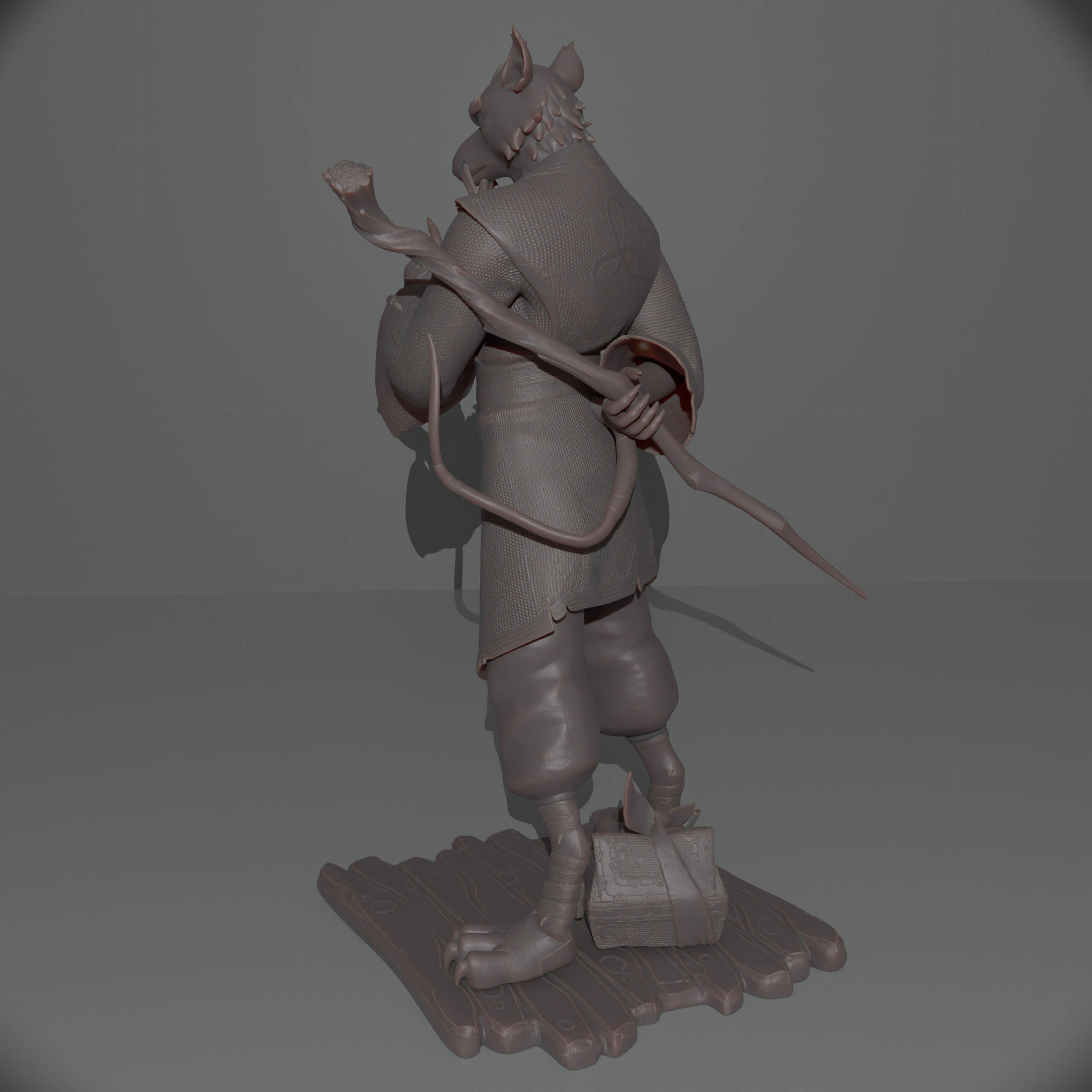 Master Splinter 2d Master Splinter - 3D Model by Moogar