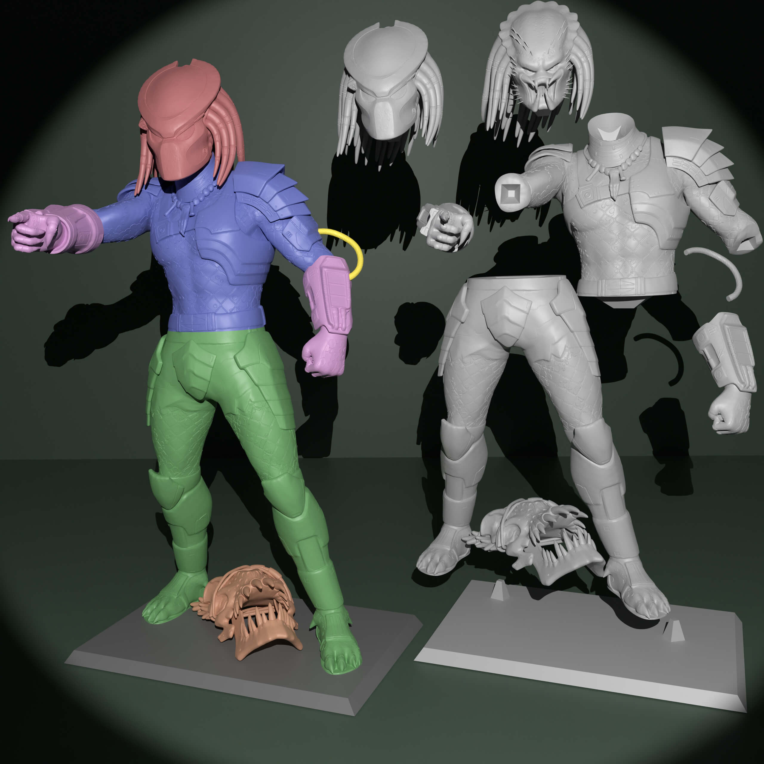 Predator - Hunter 3D Model by Moogar