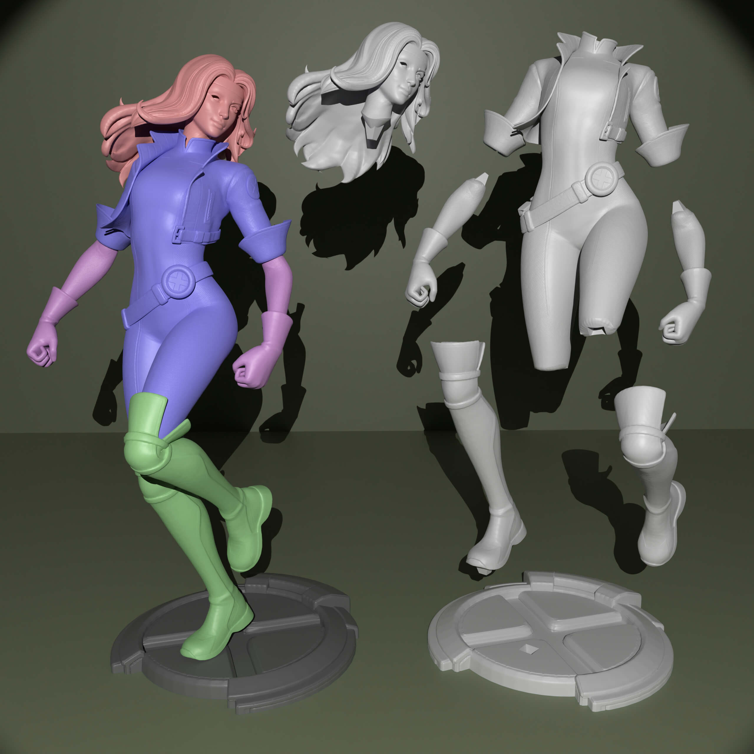 Rogue - Anna Marie 3D Model by Moogar