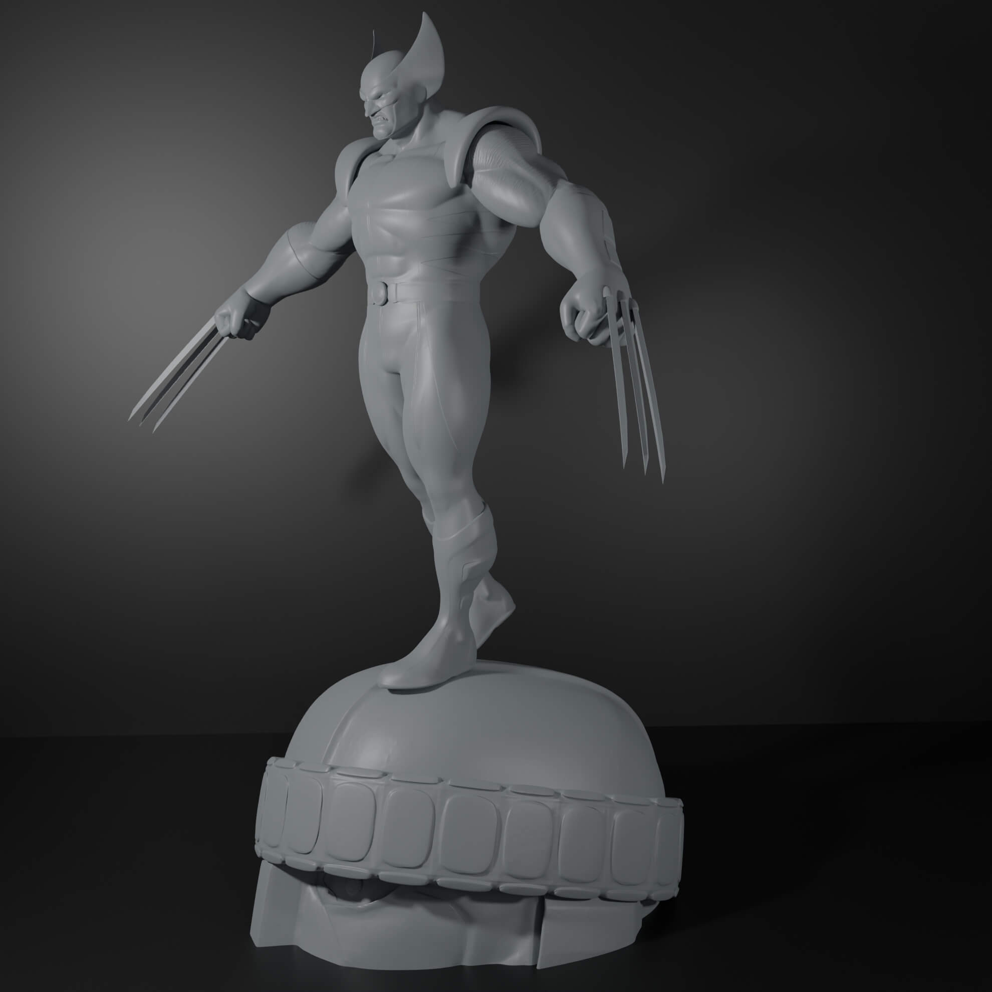 Wolverine 3d print by Moogar