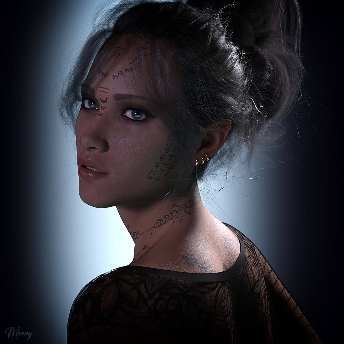 Anwyn 3D Render Digital Art By Moony666 Anwyn 3D Render Digital Art By Moony666