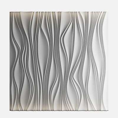 Wave Reverse Wall Wave Wall 03 - 3D Model by MostafaH