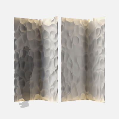Wave Reverse Wall Wave Wall 36 - 3D Model by MostafaH