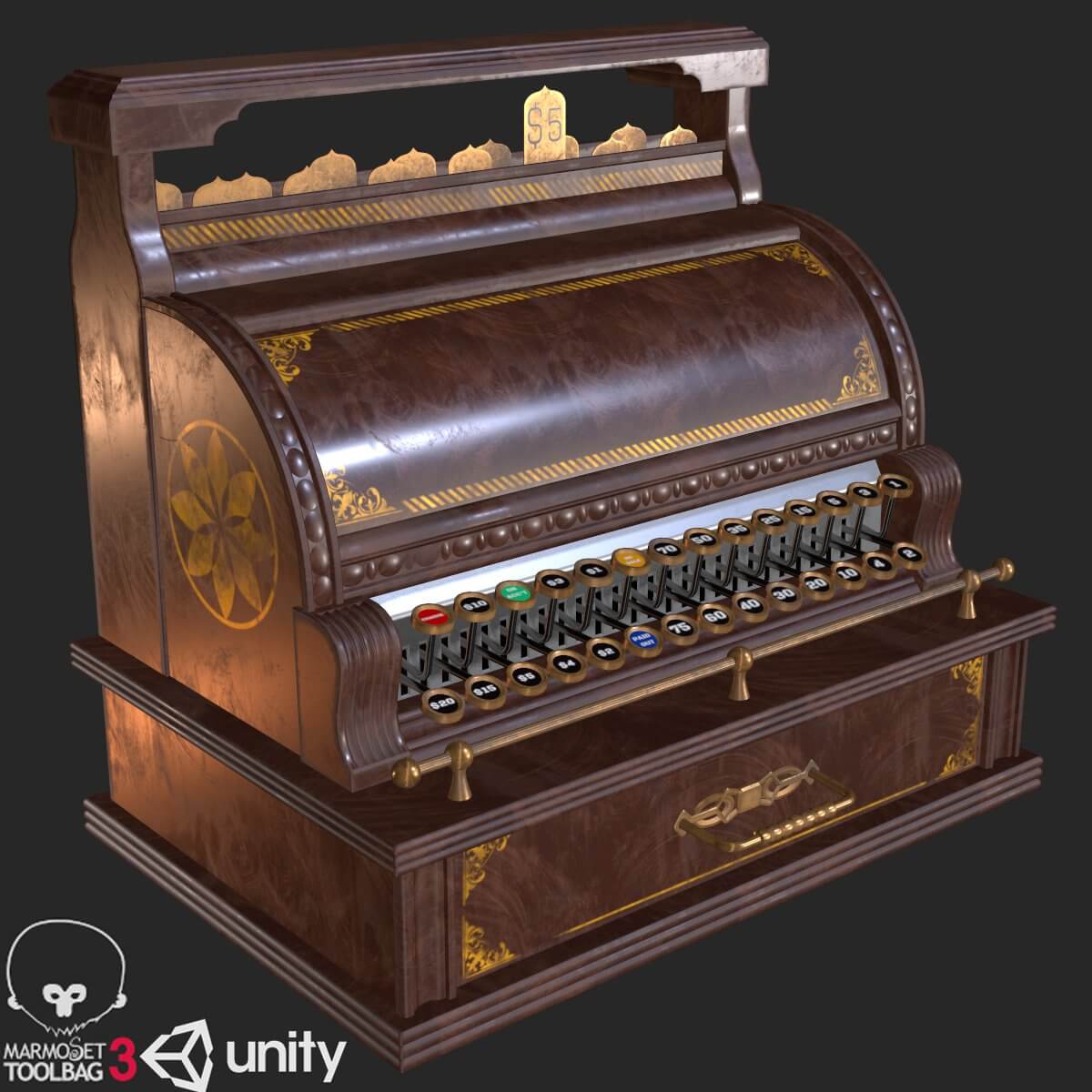 Cash register 3d model free download
