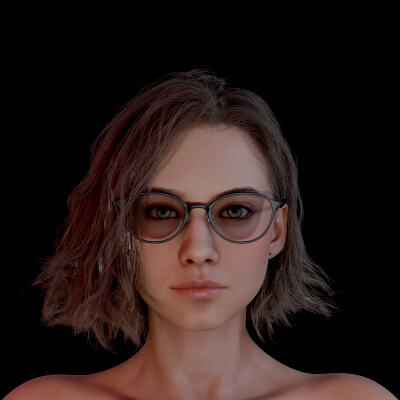 Grace Resident Evil Female Character Blender High Quality