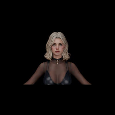Ida Fully Rigged 3D Female Character for Blender