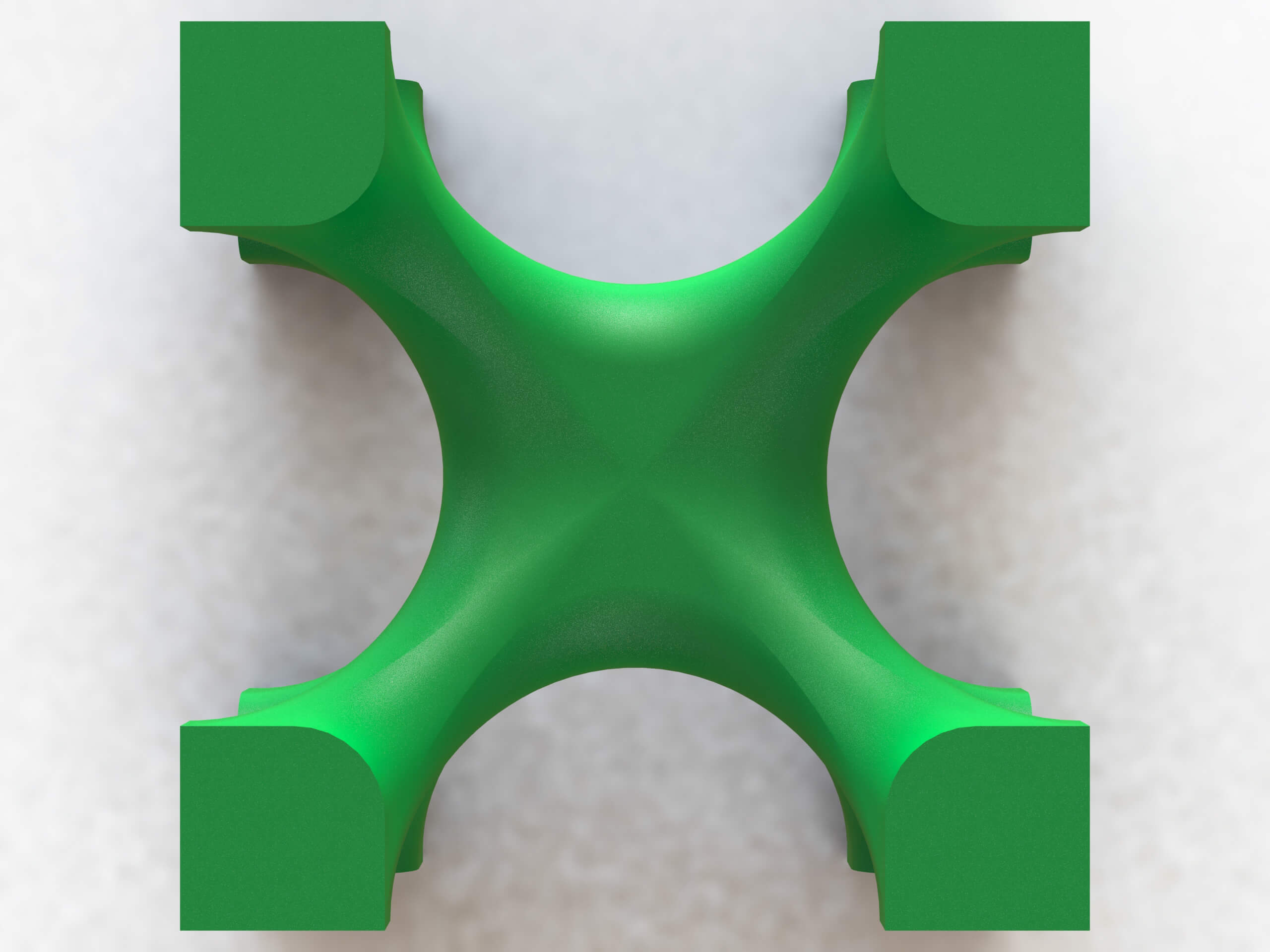 Lattice Structures of Skeletal I-Wp 3D Print Model by MRAnyCAD