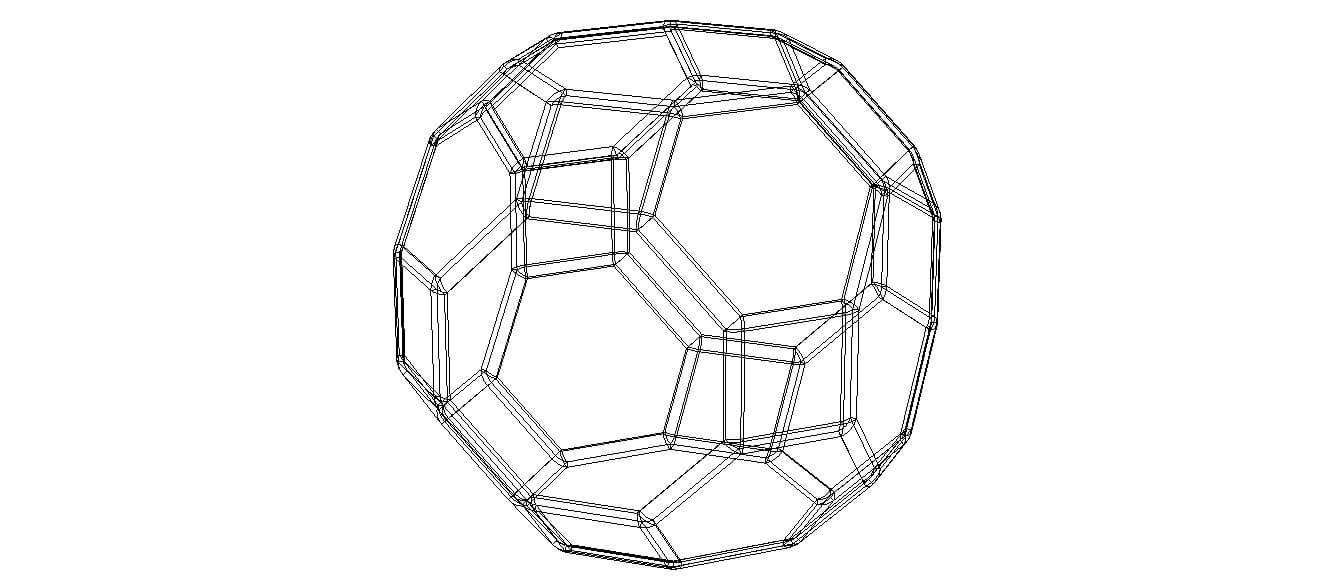 Wireframe Great Rhombicuboctahedron - 3D Print Model by MRAnyCAD