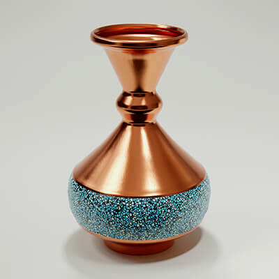 Golden Copper Vase - Flower Pot