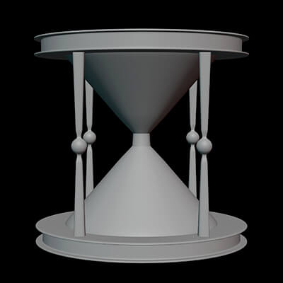 Hourglass 3D Model