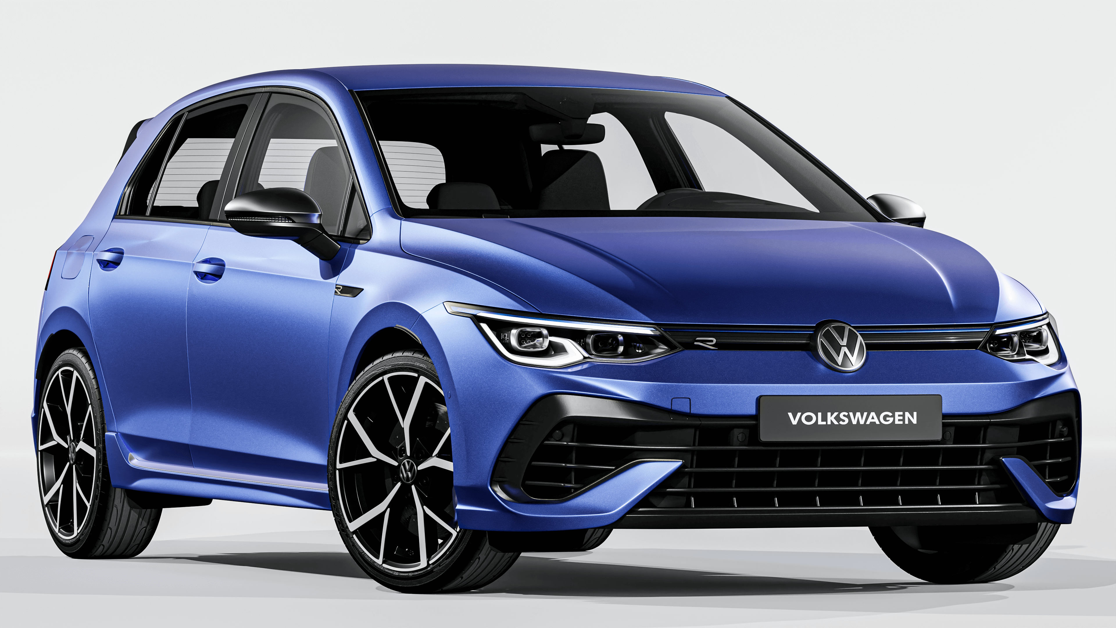 Volkswagen Golf R 2022 3D Render, Digital Art by MrGhosts