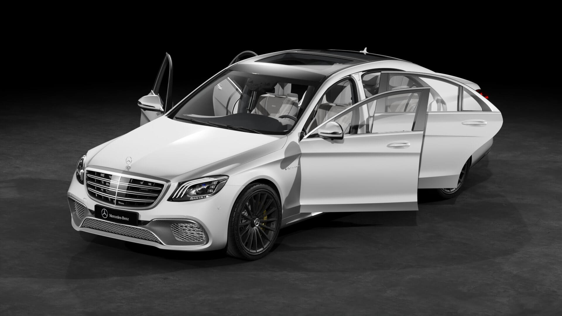 Mercedes AMG S Class 2018 S65 - 3D Model by MrGhosts