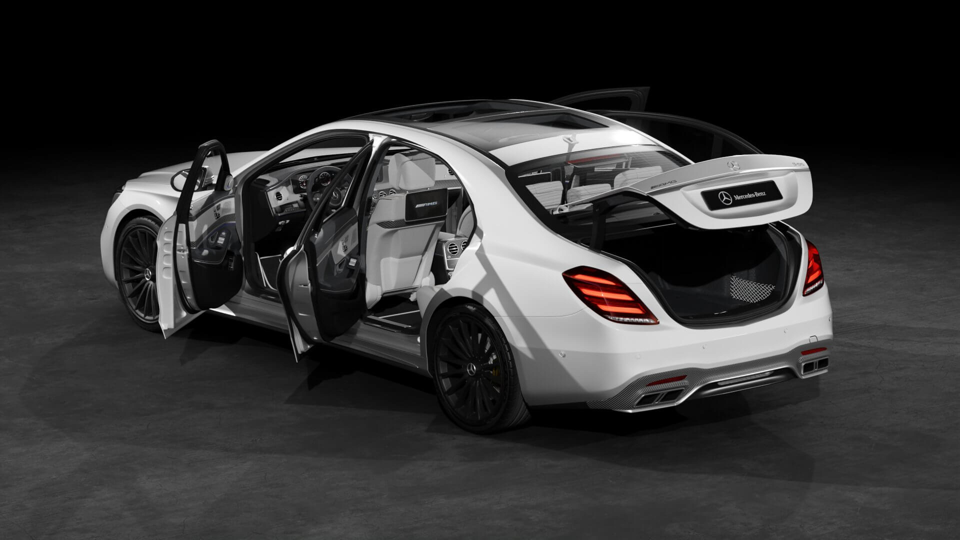 Mercedes AMG S Class 2018 S65 - 3D Model by MrGhosts