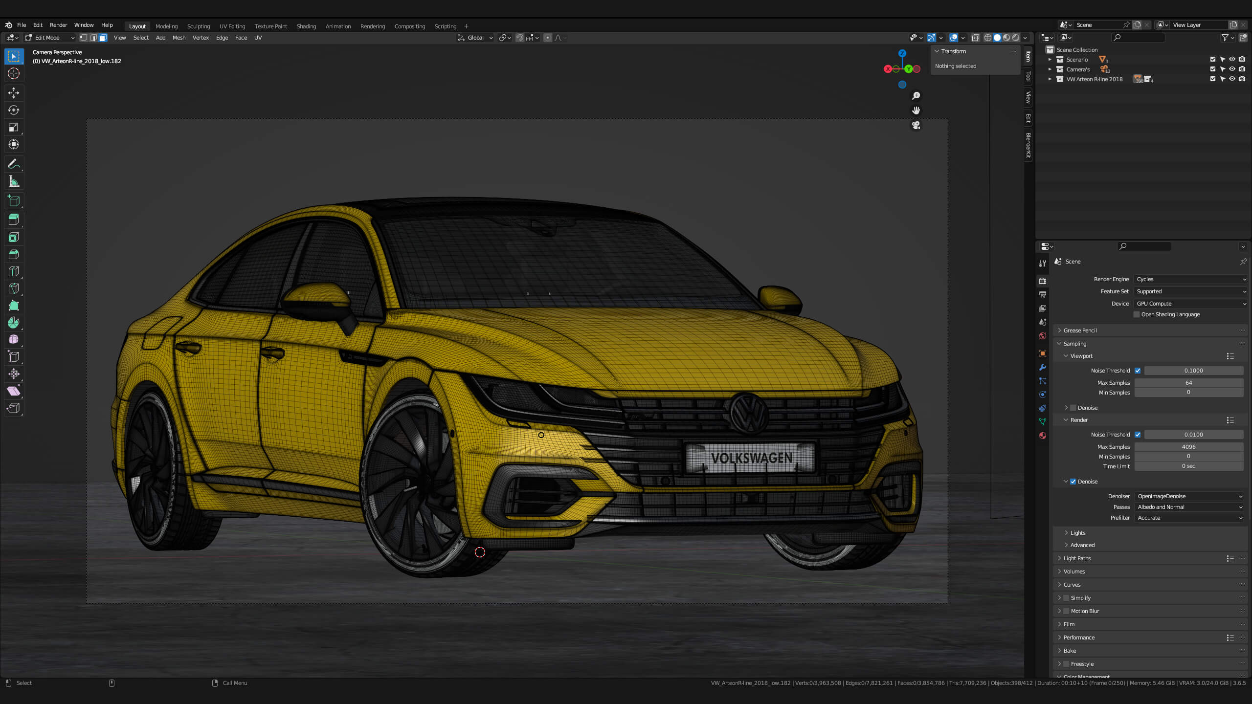 Volkswagen Arteon R-Line 2018 3D Model by MrGhosts