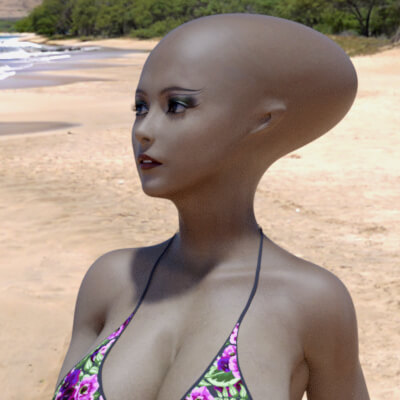 Alien Head Morph for G8F
