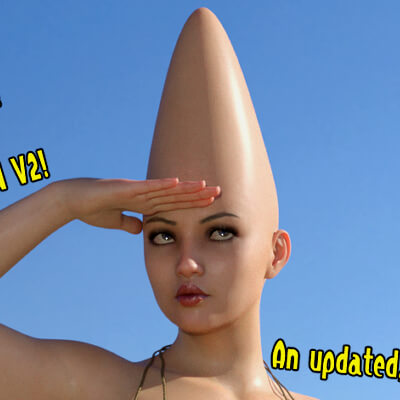 Remulakian Head Morph V2 for G8F