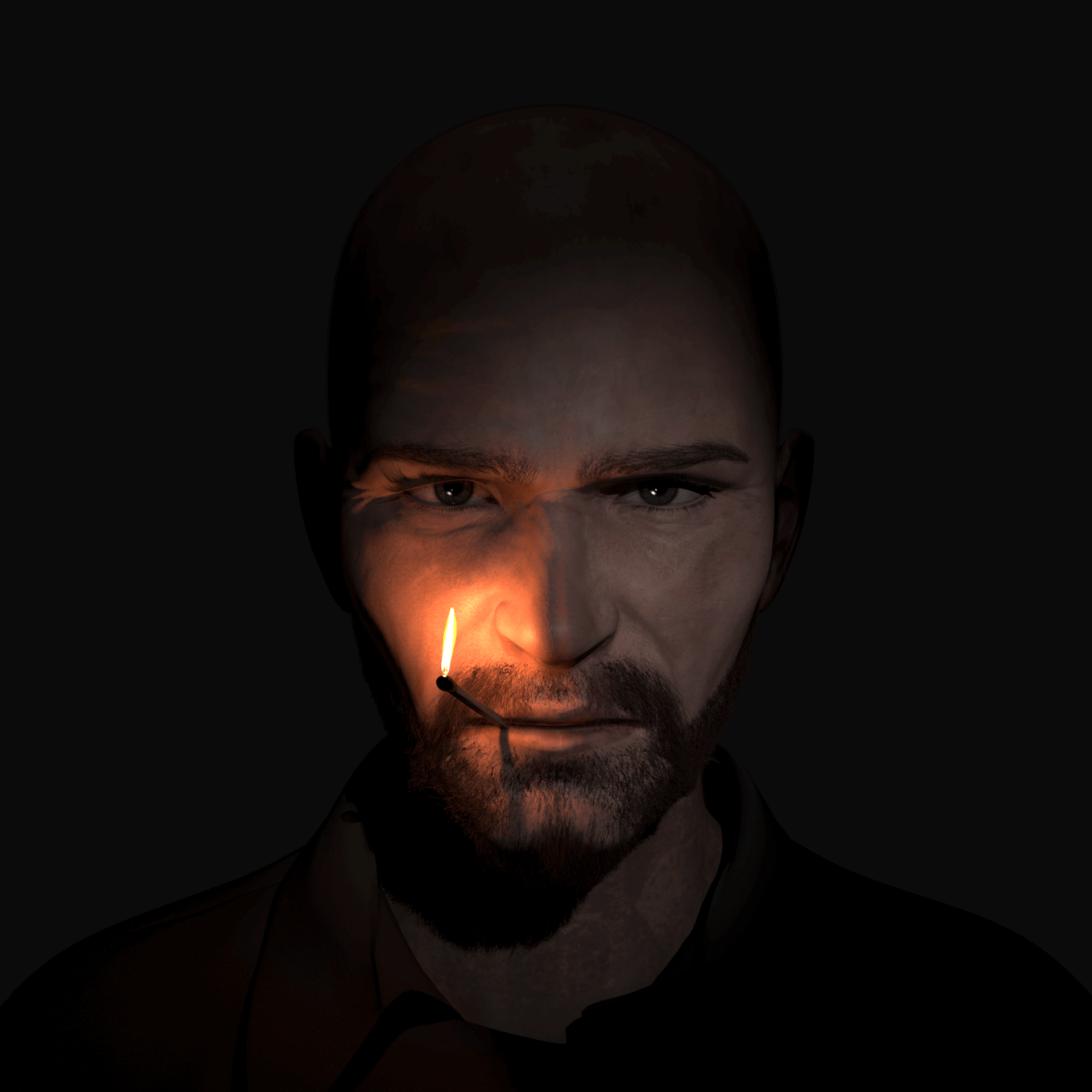 Mr. Inbetween Fan Art 3D Render, Digital Art by mrtaured