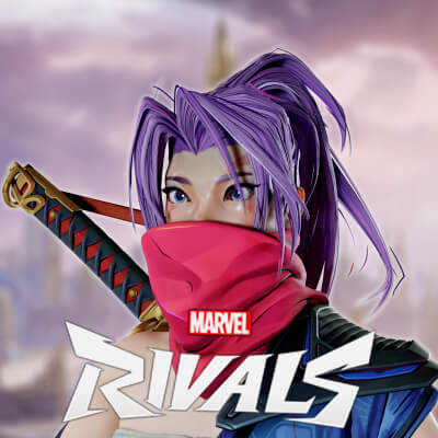 Marvel Rivels Psylocke Blender Model