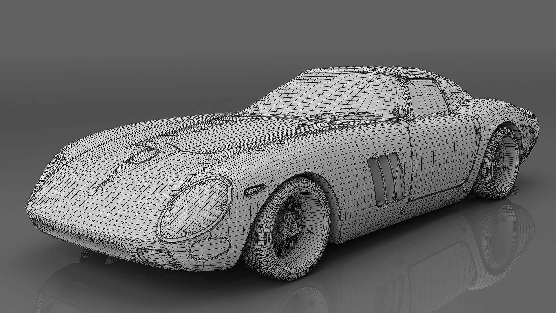 1964 Ferrari 250 GTO - 3D Model by msasdt