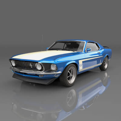 1969 Ford Mustang Boss 302 Mki